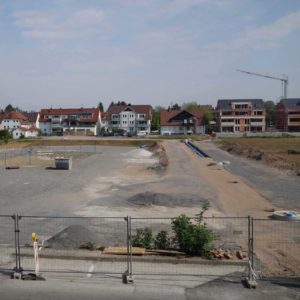 Blick über das Gelände des Fuchshofs